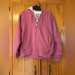 Schmidt’s workwear full zipper lined hoodie size medium